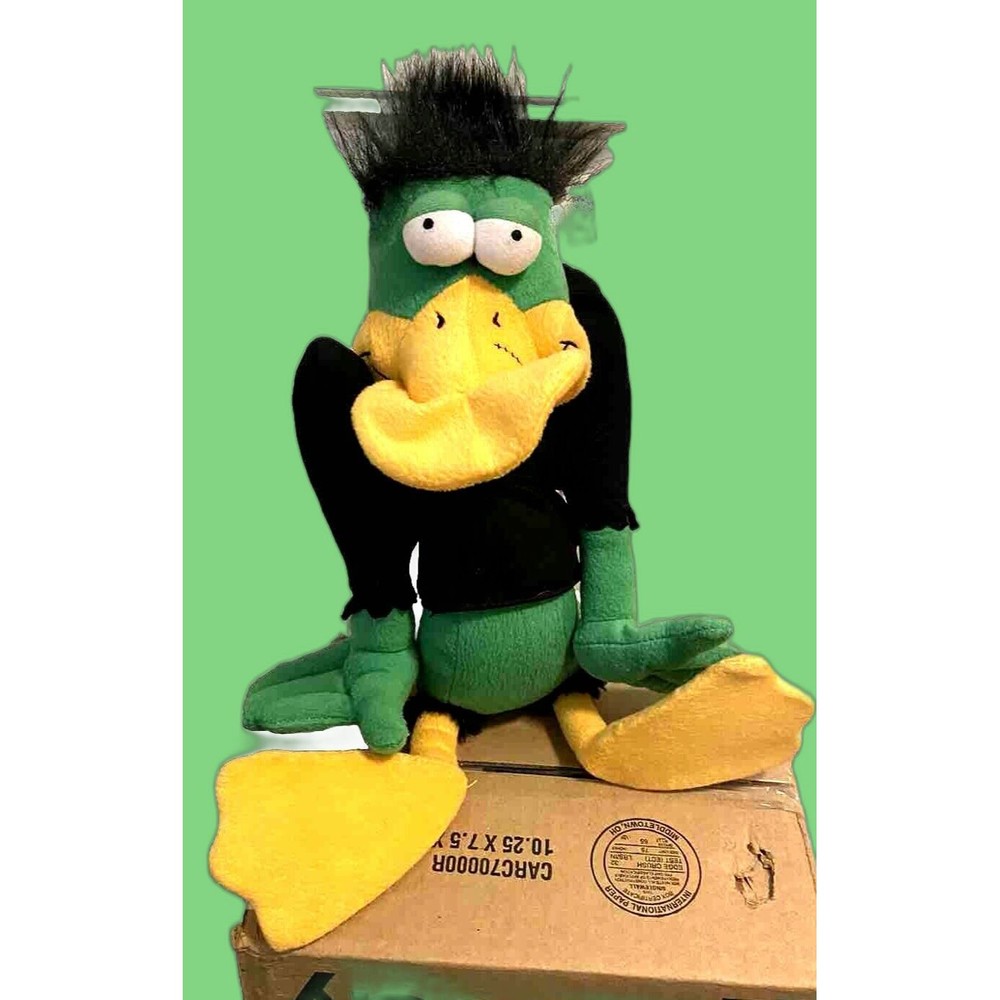 Daffy Duck Frankenstein Plush Stuffed Animal  16 Inch Green NEN